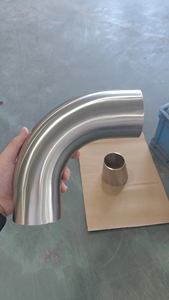 2inch <span class=keywords><strong>1</strong></span>.65mm 304 cấp thực phẩm 3A như SMS vệ sinh thép không gỉ TC Tri kẹp 90 độ phù hợp khuỷu tay - Product Image 3