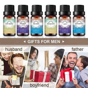 6 pièces/ensemble huile essentielle coffret cadeau huile de Massage à Diffusion d'aromathérapie naturelle pour le sommeil humeur soulagement du Stress <span class=keywords><strong>spa</strong></span> de qualité thérapeutique - Product Image 5