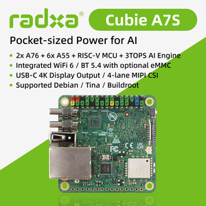 Cubie A7S Pocket SBC Allwinner A733 Octa Core 3TOPS NPU WiFi6 BT5.4 Mini Placa de Desarrollo Integrada Radxa - Product Image 6