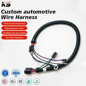 Harnais de câblage automobile personnalisé, faisceau de câblage de châssis automobile, système de distribution d'alimentation du véhicule, pièce de fabrication - Product Image 1