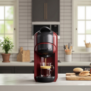 Máquina de café expreso compatible con cápsulas, Café en polvo, bomba de <span class=keywords><strong>Barista</strong></span> de presión de 20 bares, <span class=keywords><strong>cafetera</strong></span> para café con leche, capuchino - Product Image 4