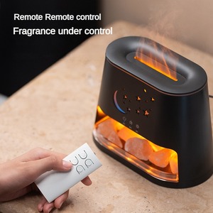 Sang Trọng Himalaya Muối Đèn Tạo Độ Ẩm 8 Màu Sắc Tâm Trạng Chiếu Sáng Từ Xa Cho Spa, Phòng Ngủ, Nhà Thư Giãn Hương Liệu Khuếch Tán - Product Image 4