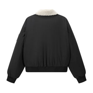 เสื้อแจ็คเก็ตขนเป็ดหนาแบบใหม่ปี 2025 สไตล์ญี่ปุ่น  แบบยูนิเซ็กส์สำหรับคู่รัก ทรงหลวมสบายๆ พร้อมปกขนแกะ - Product Image 3