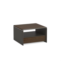 Table basse modulaire carrée en bois haut de gamme pour salon et bureau