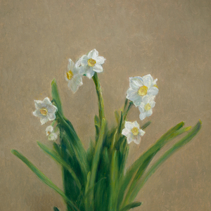 Impression sur toile de lin à l'huile de <span class=keywords><strong>Claude</strong></span> Monet, Narcisse, art floral impressionniste, décoration murale pour salon, chambre à coucher, bureau, impression encadrée - Product Image 2