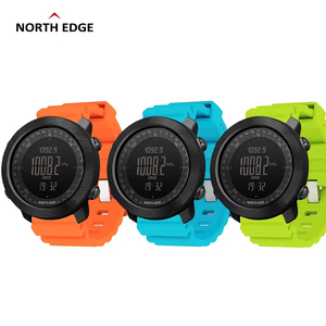 NORTH EDGE-Reloj deportivo digital para hombre, relojes de natación para correr, altímetro, barómetro, brújula, resistente al agua, 50m - Product Image 2