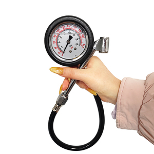 Manomètre de pression des pneus à huile haute résistance avec cadran de précision et valve de dégonflage pour voiture, <span class=keywords><strong>moto</strong></span>, SUV, outil de <span class=keywords><strong>garage</strong></span> essentiel - Product Image 4