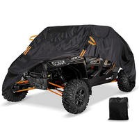 Housse de carrosserie Oxford UTV noire imperméable avec protection UV Nouvelle housse de VTT pour pièces et accessoires