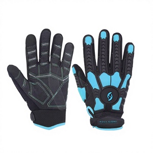 Wholesale Synthetic Leather High Impact Waterproof Anti-Cut <b>Gloves</b> TPR Heavy Duty Industrial Construction Protective <b>Gloves</b> - Product Image 1