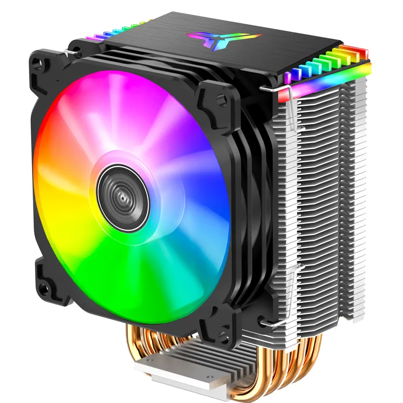 CPU soğutma için RGB LED ışıkları ile RGB CR-1400 CPU radyatör soğutma fanları
