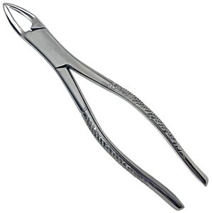 Forceps d'extraction dentaire Dexa Heavy Duty 150, forceps apical à poignée moletée, instrument chirurgical manuel - Product Image 1