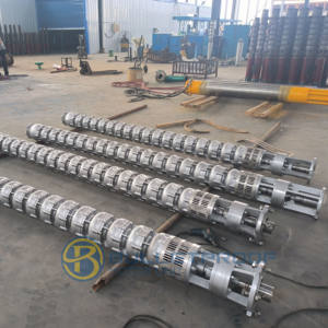 Pompe submersible à puits profond en acier inoxydable pare-balles, haute pression, 7,5-410 kW, débit de 9-2500 m³/h pour le relevage de l'eau de puits - Product Image 3