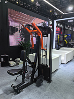 Máquina de remo vertical sentado con carga de pin BRTW para uso comercial, equipo de fitness para entrenamiento de espalda y ejercicios musculares, a la venta