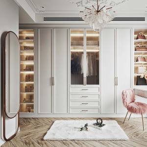 Moderno azul Modular de madera laca armario recién llegado jóvenes madera muebles dormitorio para taller comedor organizador de ropa para - Product Image 3