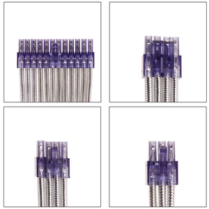 Kits de cables de extensión con funda de <span class=keywords><strong>fuente</strong></span> de alimentación para computadora ATX 24 <span class=keywords><strong>pines</strong></span> <span class=keywords><strong>4</strong></span> + <span class=keywords><strong>4</strong></span> <span class=keywords><strong>pines</strong></span> 6 + 2 <span class=keywords><strong>pines</strong></span> para PC Ca - Product Image 1