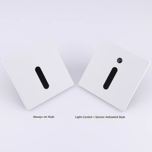 Lampada da Incasso a Pavimento in Alluminio Impermeabile per Esterni, Tipo 86, <span class=keywords><strong>con</strong></span> <span class=keywords><strong>Sensore</strong></span> <span class=keywords><strong>di</strong></span> <span class=keywords><strong>Movimento</strong></span> LED, Luce Angolare da Parete per Corridoi e Scale - Product Image 5