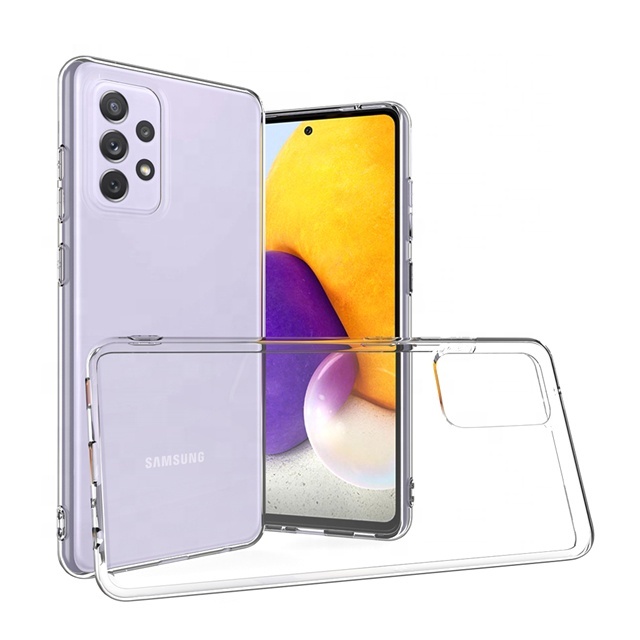 For Samsung Galaxy A72 2022 Custom Fashion Designers Low Price Tpu Transparent Back Cover Luxury Silicone Mobile Phone Case