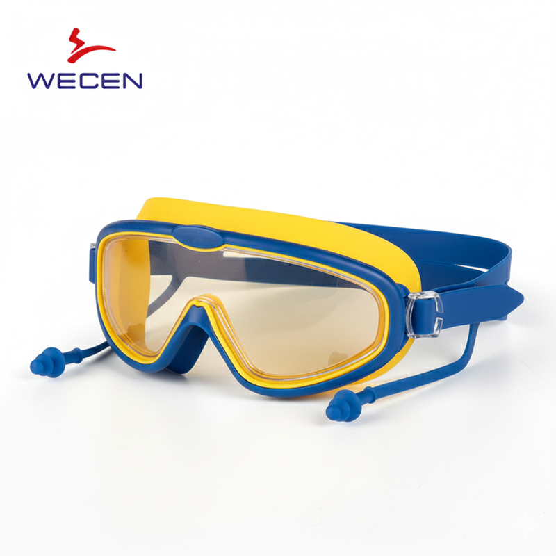 Kids Wide Vision Swim Goggles Rainbow