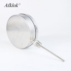 工業用バイメタル温度計0-250 ℃ 大型150mmダイヤル4 \ "ステム1/2 \" NPT 1/4 \ "NPTスレッドIP65防水OEM ODM - Product Image 2