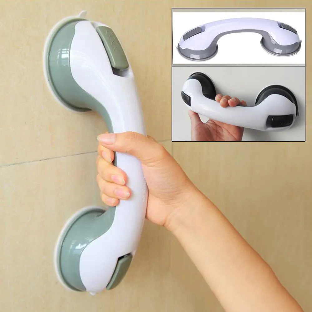 2023 Hot Shower Handle 12 inch Grab Bars Bar Bathroom Bathtub Bath Handles Showers Suction Grab Bar for Bathtubs