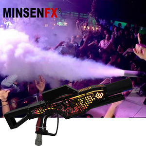 MINSENFX 2025 New Model DJ CO2 Jet Gun Machine RGB LED Changing Light Fog Gas <strong>Shoot</strong> Gun <strong>Cannon</strong> for Party Wedding Bar Show - Product Image 1
