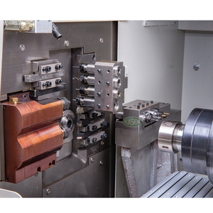 Mesin bubut cnc tipe swiss G205, mesin bubut Cnc pekerjaan berat kecepatan tinggi untuk pusat putar logam - Product Image 4