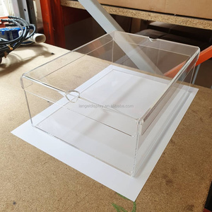 Iangel Factory Custom <strong>Clear</strong> Acrylic Shoe <strong>Display</strong> <strong>Box</strong> for Home or Office Use - Product Image 4