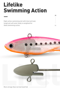 10 couleurs en Stock dur filaire <span class=keywords><strong>pas</strong></span> <span class=keywords><strong>cher</strong></span> leurre souple PVC doux Vibes Shads pêche en plastique souple leurre 11.5cm doux Vibe leurre <span class=keywords><strong>de</strong></span> pêche - Product Image 6
