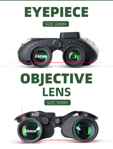 Jumelles de <span class=keywords><strong>chasse</strong></span> professionnelles étanches 7X50 à longue portée avec télescope à boussole - Product Image 4