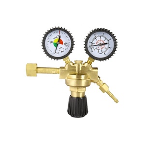 MIG MAG TIG stile italiano Argon/CO2 saldatura/taglio regolatore di pressione riduttore di pressione completamente ottone con W21.8 connessione di ingresso - Product Image 2