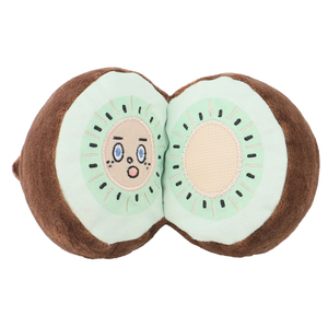 Fig Dog Jouet à mâcher en peluche couineur écologique <span class=keywords><strong>pour</strong></span> chiens de petite/moyenne taille, en polaire douce, durable, résistant aux morsures, interactif et amusant - Product Image 6
