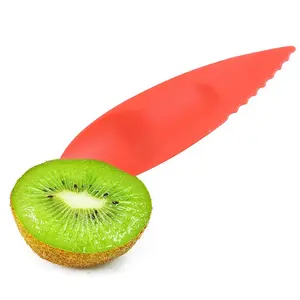 2 in 1 cucchiaio di Kiwi in plastica Color caramella Kiwi Dig Spoon Scoop coltello da frutta affettatrice pelapatate