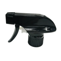 Pulvérisateurs à gâchette miniatures professionnels en plastique noir 28/400 28/410 pour bouteilles d'eau, pour pulvérisation fine de produits chimiques et de jardinage