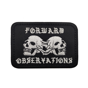 FORWARD Skull Fabric Tactical MEMENTO MORI <span class=keywords><strong>Brain</strong></span> Skull bordado tela táctica estilo divertido parche para bolsa sombrero DIY coser - Product Image 3