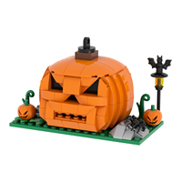 MOC1760 Série Créative Citrouille d'Halloween 224 Pièces Briques à Assembler Collection Éducative Blocs de Construction en Plastique DIY Jouets Cadeaux pour Enfants