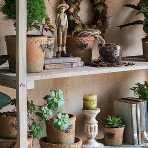 ดอกไม้ผ้าไหมสีแดงลายผึ้งใหม่ สไตล์อัลบั้มเก่า รูปทรงวงรี ดีไซน์เรโทรแบบอเมริกันยุโรป แนวชนบท สำหรับตกแต่งสวนบ้านขนาดใหญ่ - Product Image 4