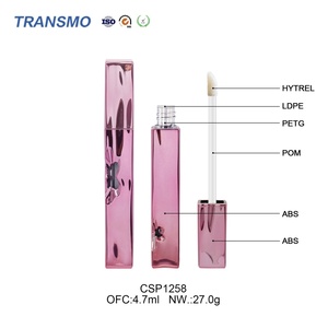 Tubos de Brillo Labial Ondulados de Moda |   Envases Cuadrados de Plástico para Lápiz Labial y Brillo Labial para Venta al por Mayor - Product Image 3