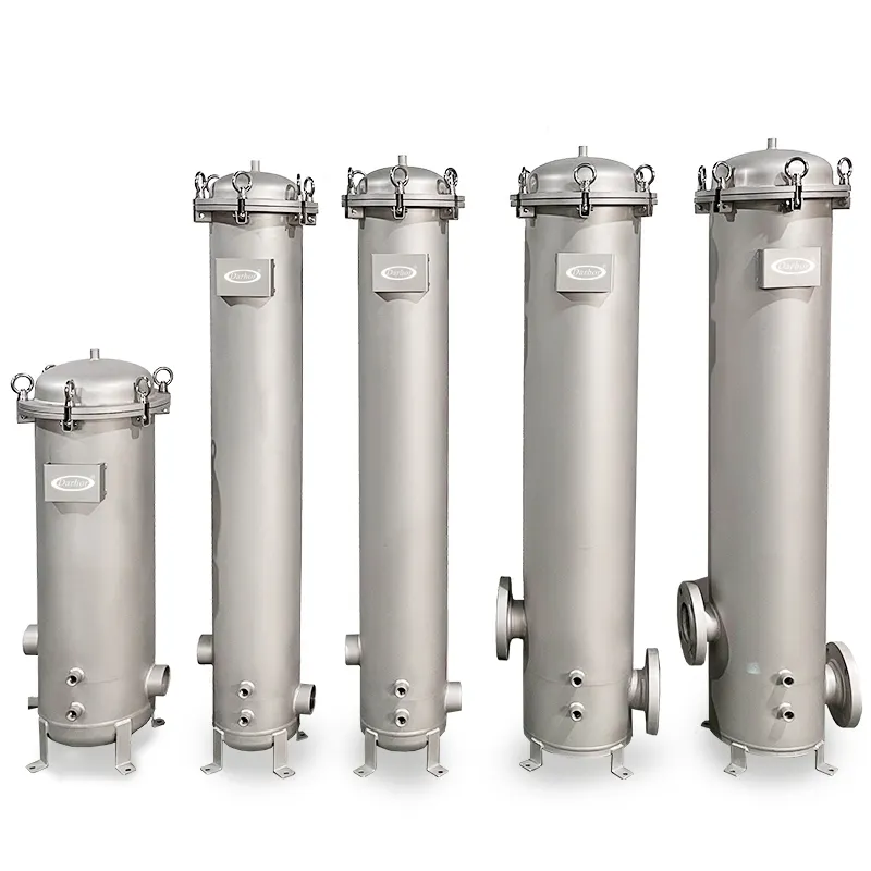 water treatment reverse osmosis water filter housing stainless steel SS304/316L cartridge filter housing