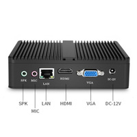 Rugged Fanless X86 Desktop Computer Embedded Industrial Mini PC J1900 Processor Box PC