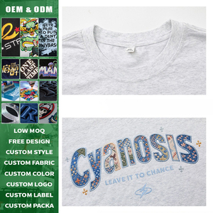 T-shirt Homme Été Nouveau Style Américain Vintage Streetwear Manches Courtes Coupe Ample Décontractée Coton Respirant Doux Quotidien pour Couple - Product Image 3