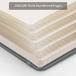 High Quality Leather A5 Print on Demand Notebook <b>Journal</b> with Thermal Binding and Custom Logo for Office School Business - Product Image 3