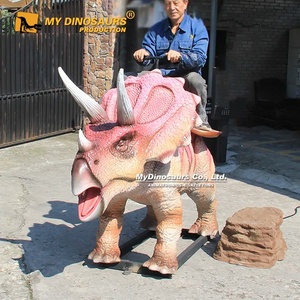 MY DINO DR014 Equipo de <span class=keywords><strong>Parque</strong></span> de Atracciones Dinosaur Ride Triceratops Modelo - Product Image 2