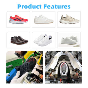 Macchina Automatica Idraulica per Montaggio Suole con 7-9 Pinze, per Tutti i Tipi di Scarpe, con Touchscreen Multilingue e Memoria Automatica del Percorso della Colla - Product Image 2