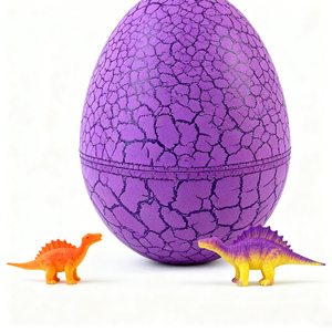 Crack Dinosaur Eggshell Tumbler Random Dinosaur Hatching Blind Box Easter Surprise Gift Twist Candy Plastic Toy Promotion Ages
