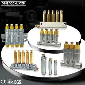 Oil Grease Distributor Valve For Lubrication System Lubricant Metering Device Quantitative Pressure Relief Thin Oil Distributor