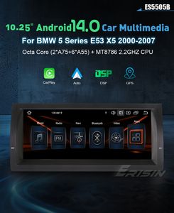 Erisin ES5505B Écran IPS 10,25 pouces DSP Android 14.0 Autoradio pour BMW X5 E53 CarPlay & Auto GPS TPMS DAB+ Système multimédia - Product Image 2