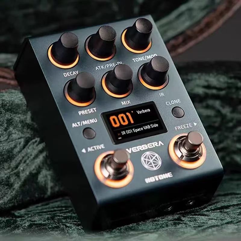 Hotone Verbera - Advanced Reverb & Delay Pedal for Guitars