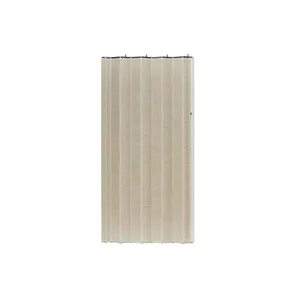 High Quality Spectrum Woodshire Folding Door Accordion Fits 48"Wide X 96"High Solid Core Vinyl Laminated MDF Chalk Color