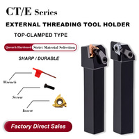 Ensemble d'outils de tournage externe Cttl1212H16 Cer1616H16 Porte-outils de tournage pour filetage externe pour plaquettes 16ER/l