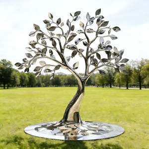 맞춤형 대형 생명나무 야외 조경 설치 - LED 조명과 생활화된 식물이 결합된 인공 나무 - Product Image 4